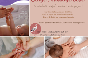 Cycle massage bébé – août