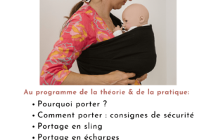 Atelier de portage bébé – décembre