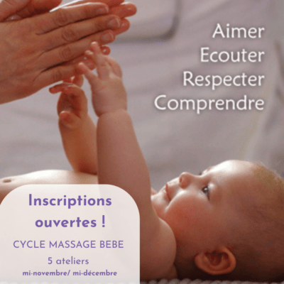 Massage bébé novembre décembre